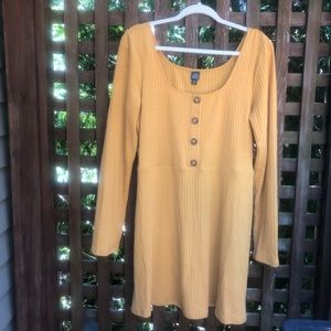 Cute Mustard Babydoll Tunic